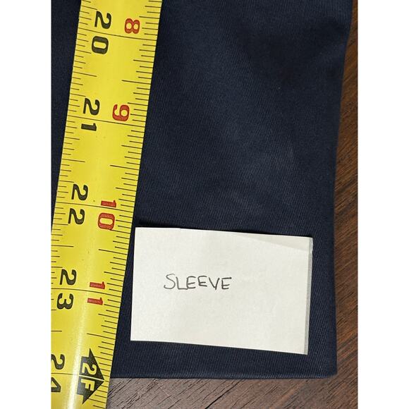 Charles Tyrwhitt NWT Navy Ink Blue Cotton Stretch Blazer Slim 40S - Picture 10 of 11